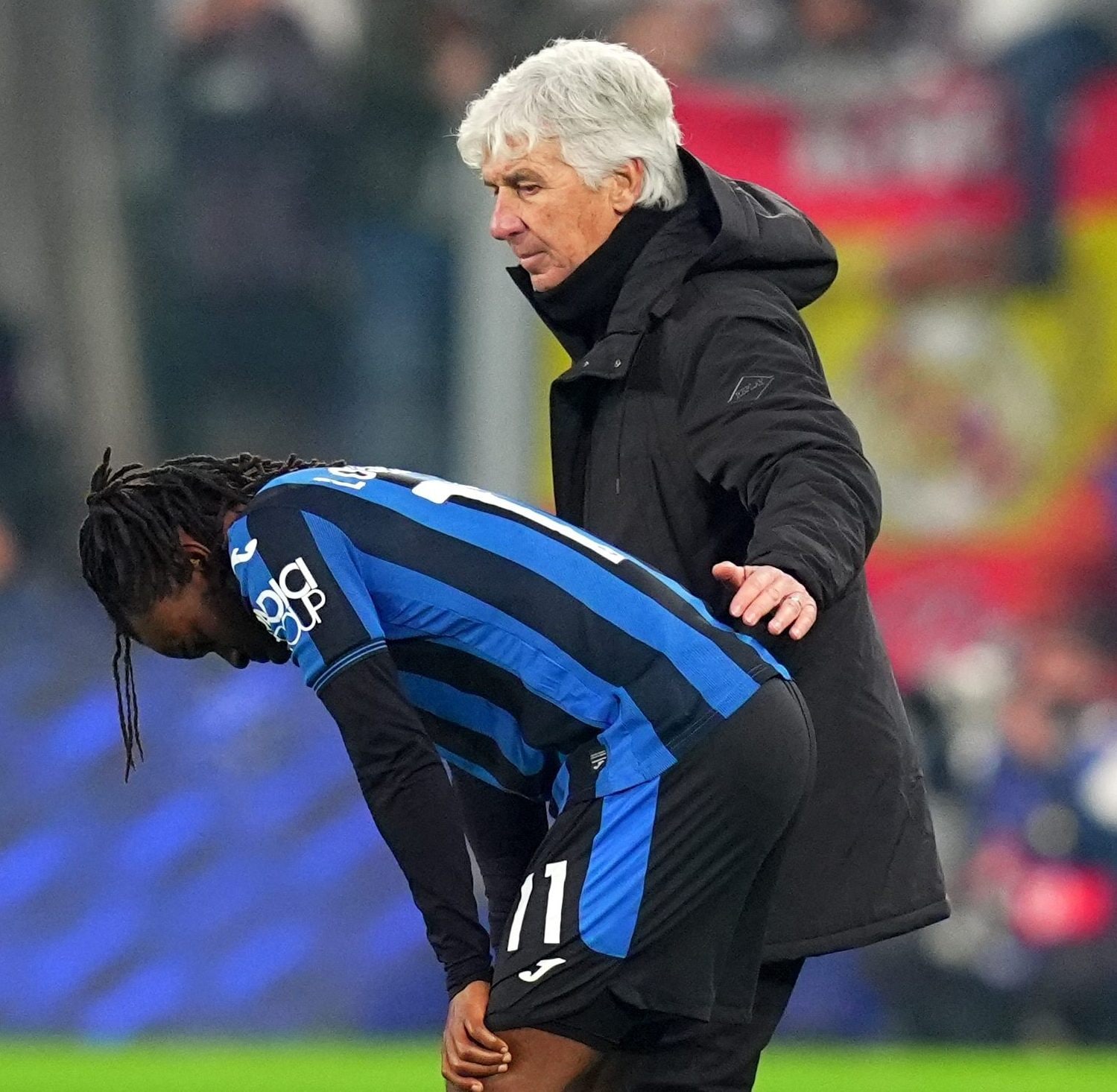 Gian Piero Gasperini con Lookman, il nigeriano è alla terza stagione con l'Atalanta