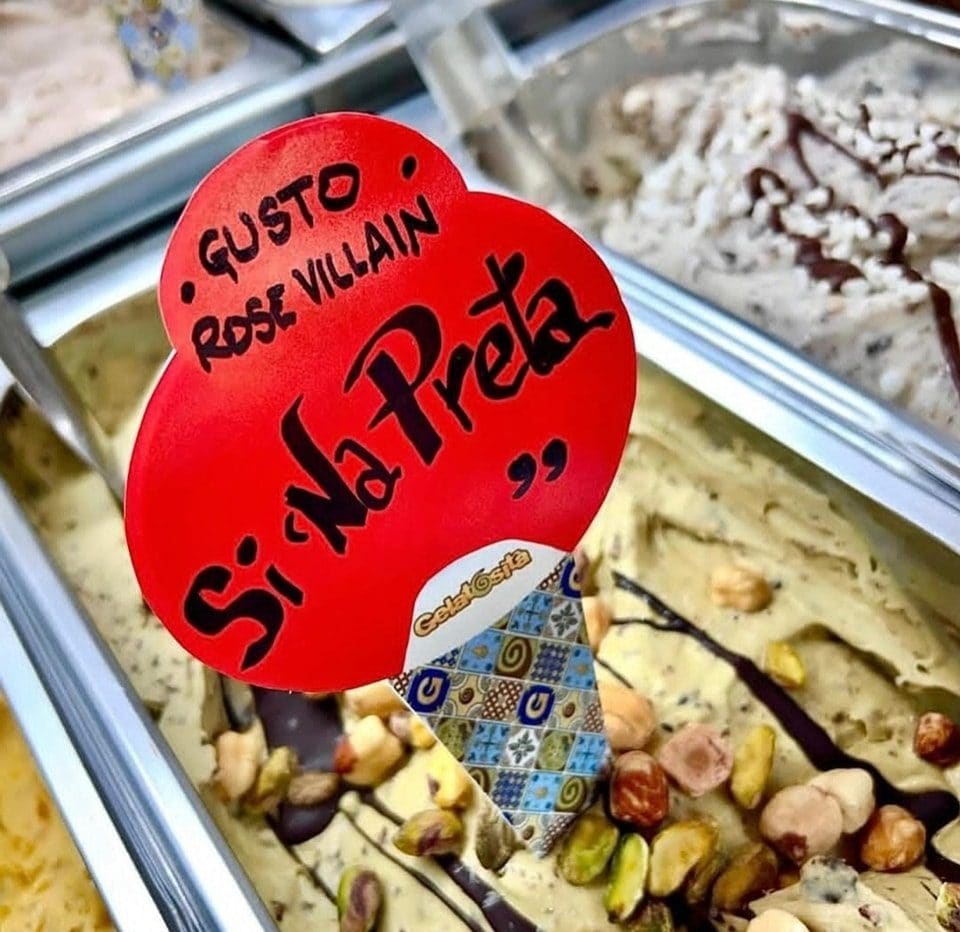 Il gelato dedicato a Napoli per l'artista milanese in gara a Sanremo