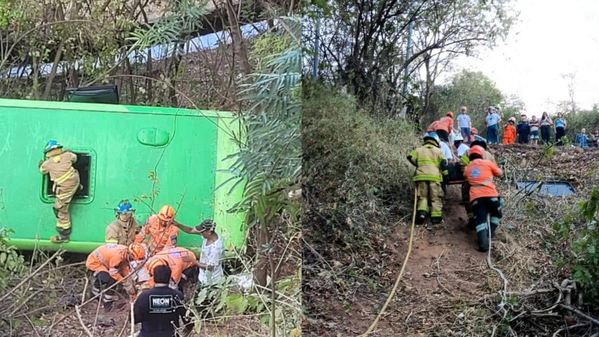 Foto X di Protección Civil de El Salvador.