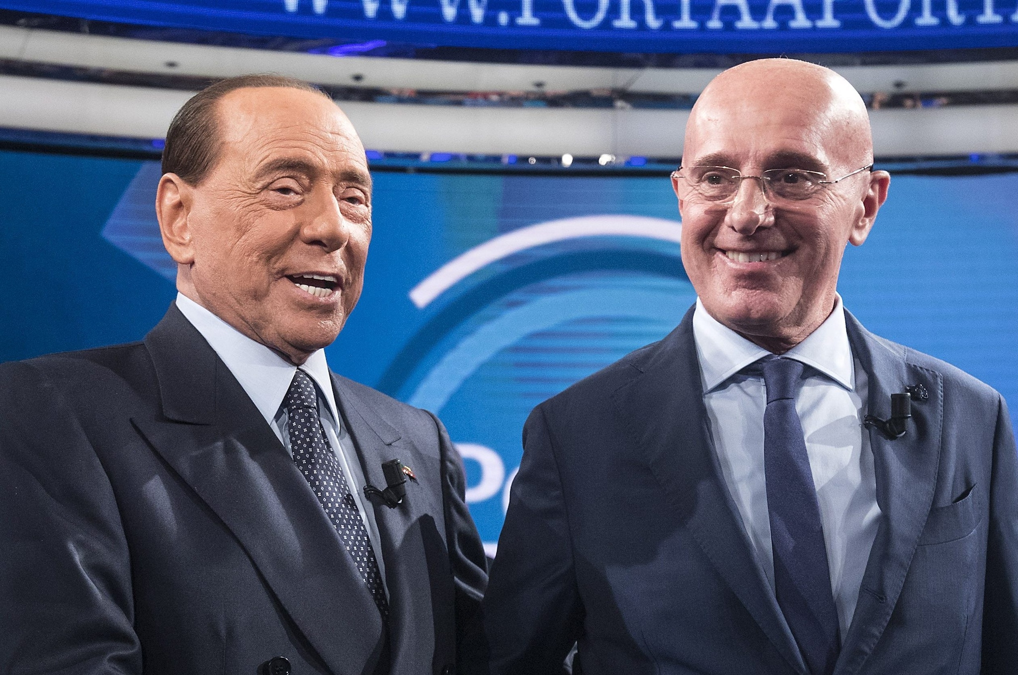 Sacchi con Silvio Berlusconi nel 2019: quel Milan ha segnato un'epoca del calcio mondiale