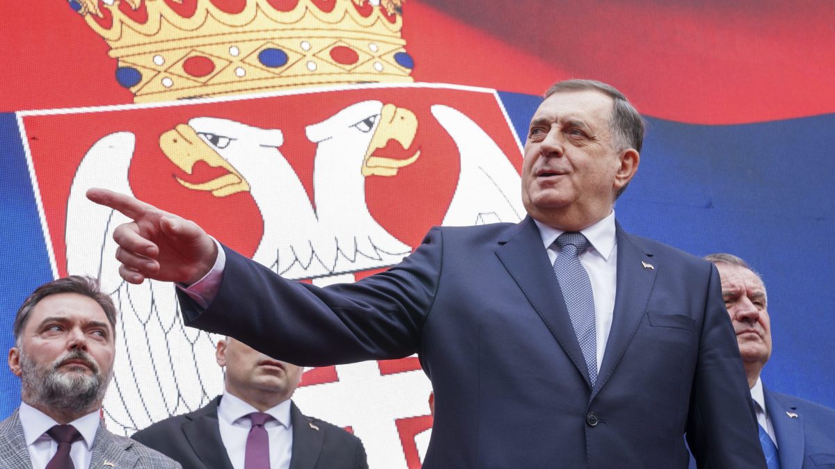 Il leader serbo-bosniaco Milorad Dodik