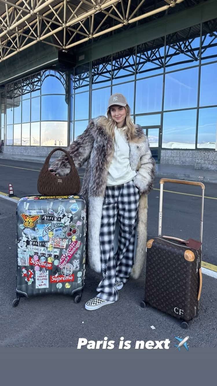 I pantaloni-pigiama di Chiara Ferragni