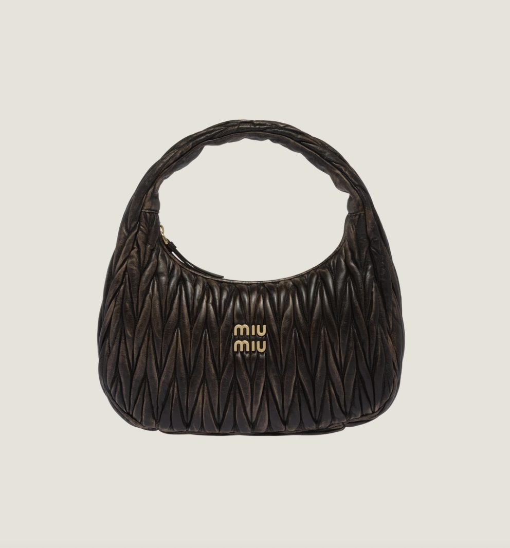 Borsa hobo Wander di Miu Miu