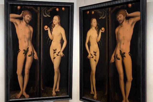 Adamo ed Eva di Cranach agli Uffizi di Firenze