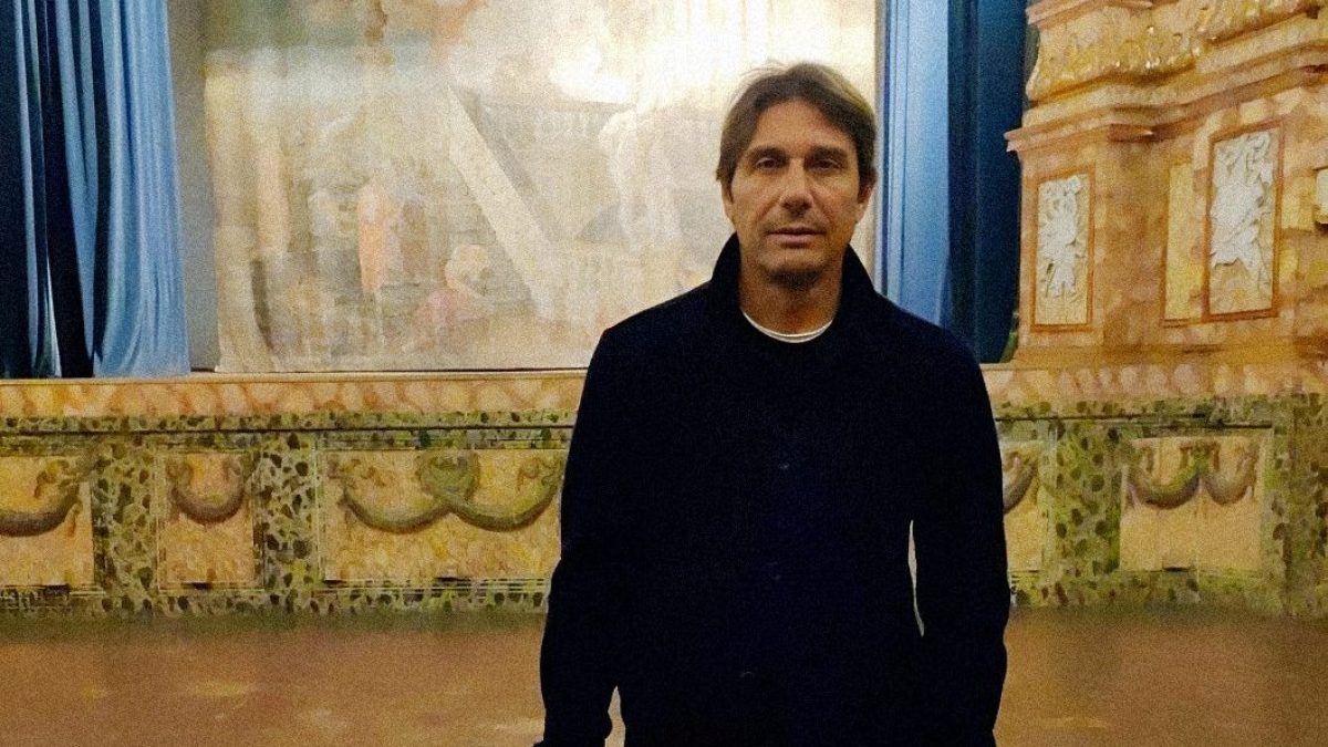 Antonio Conte. Foto Reggia di Caserta / Facebook