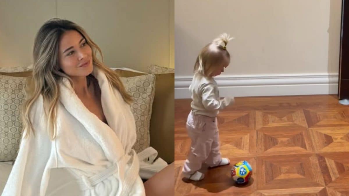 Diletta Leotta e la figlia Aria